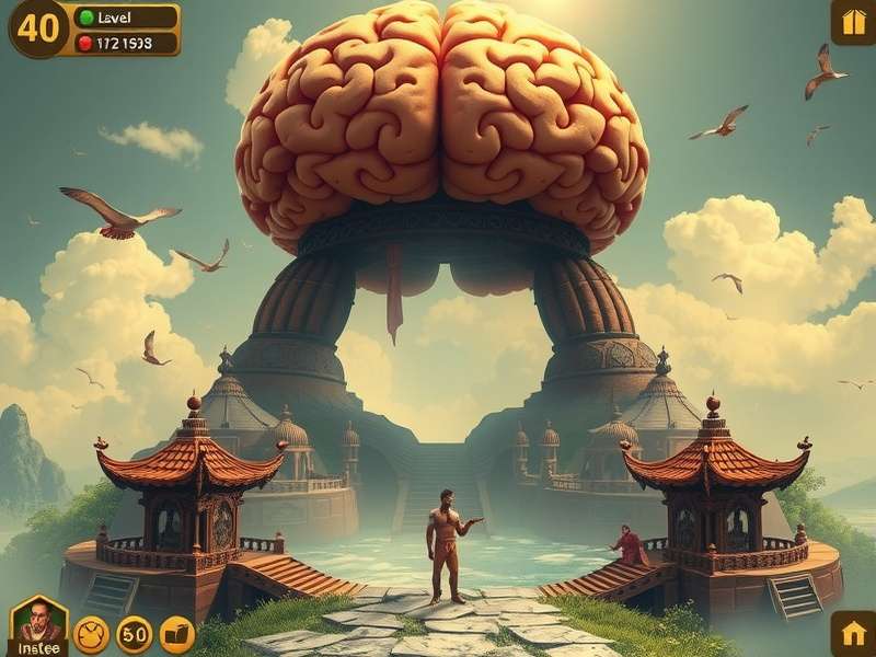 Brain Out Level 40 गेमप्ले स्क्रीनशॉट