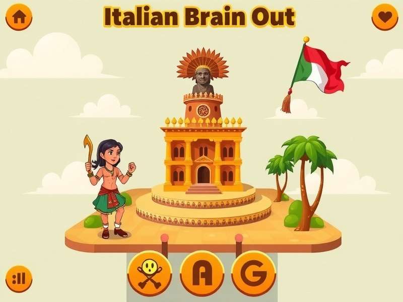 Italian Brain Out App Interface