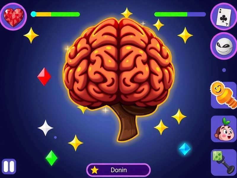 Brain Out Online Poki गेम इंटरफेस