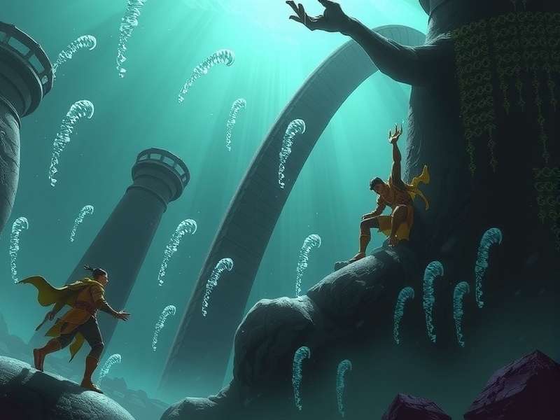 Brain Out Puzzle 'Braunrot' - A complex network of red and blue nodes on a dark background representing the puzzle's logic