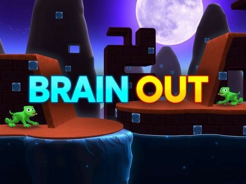 Brain Out Game Running on Windows 7 Desktop