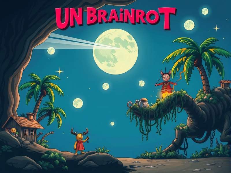 Brain Out game puzzle on a mobile screen showing a complex riddle