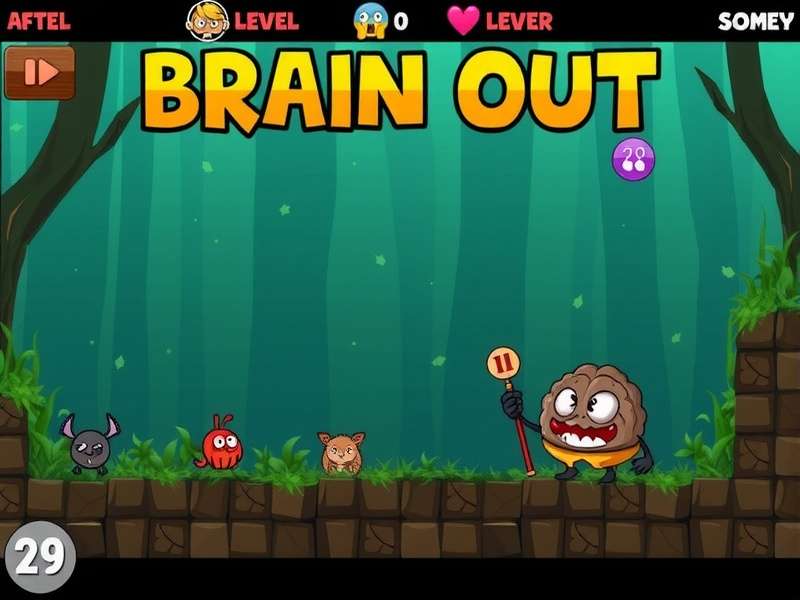 Brain Out 2 Level 29 puzzle screen showing the confusing interface