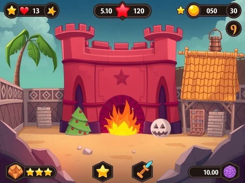 Gameplay screenshot of Brain Rot Merge showing colorful merge puzzle elements