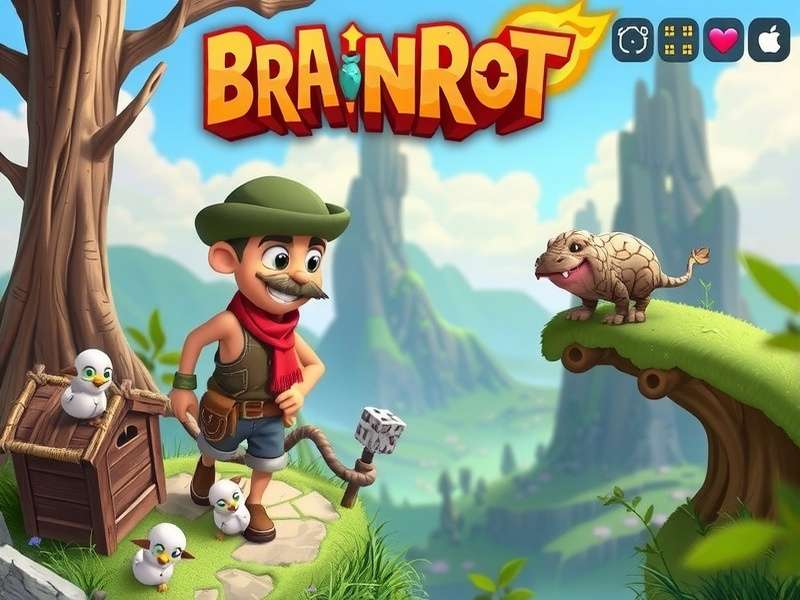 Collage of popular Brainrot Images from Brain Out community showing memes and solutions