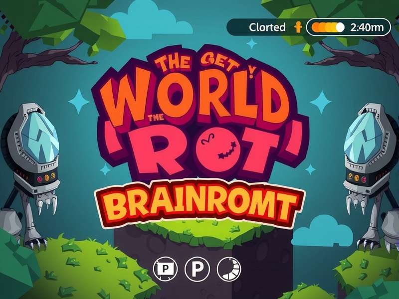 Global map showing Brain Out user density hotspots