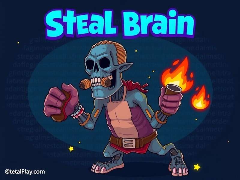 Brain Out 'Steal Brainrot' puzzle gameplay screenshot showing creative solution