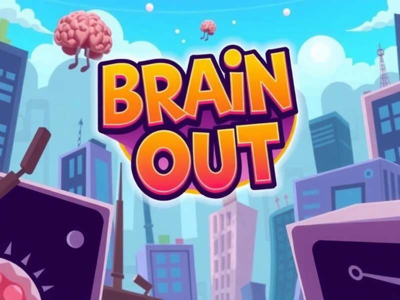 Brain Out download PC gameplay screenshot showing puzzle interface