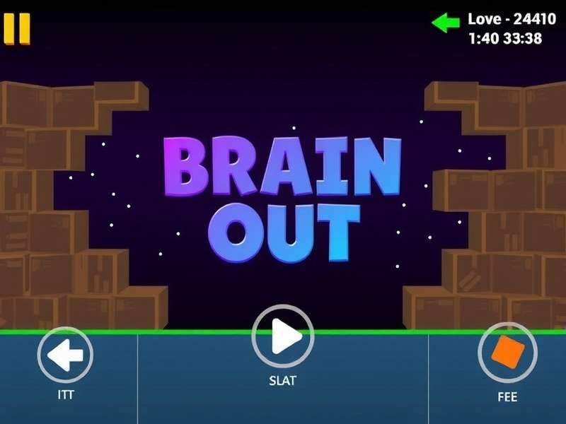 Brain Out Game Online – puzzle interface showing a tricky level with hidden mechanics