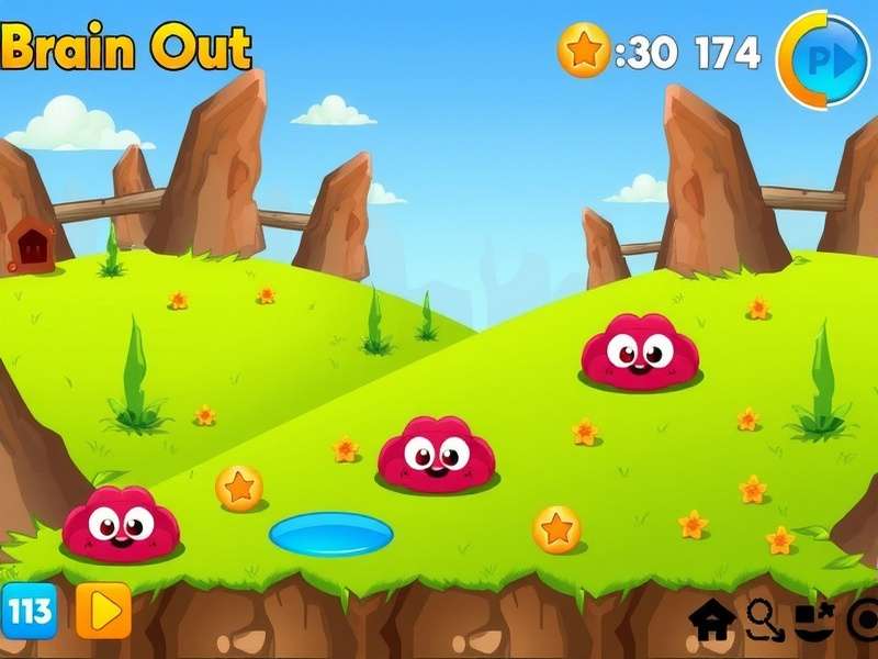 Brain Out Level 103 puzzle gameplay screenshot showing the tricky brain teaser